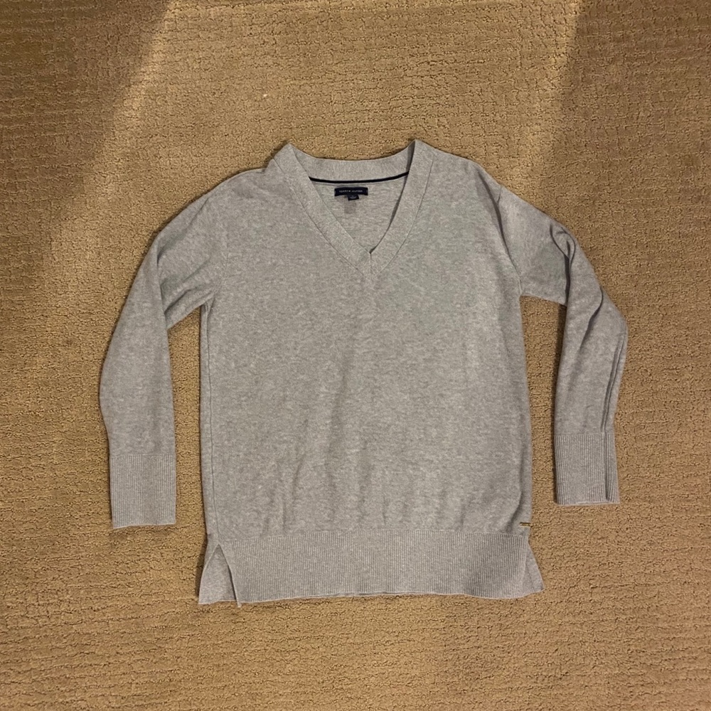 Tommy Hilfiger Cotton Vneck Sweater